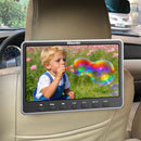 12" Suction Drive IPS Screen Car Headrest DVD Player with HDMI Input and Headphone