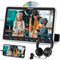 NAVISKAUTO 10.1 Inch Suction-Type Car Headrest DVD Player with Headphone and Wall Charger