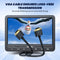 2×10.5" Portable DVD Player for Car with 5-Hour Rechargeable Battery (1 Player + 1 Monitor)