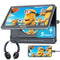 12" Full HD Screen Portable Car DVD Player Headrest Rechargeable Battery USB SD W/Headsets