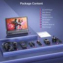 12" Full HD Screen Portable Car DVD Player Headrest Rechargeable Battery USB SD W/Headsets