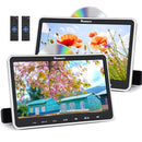 NAVISKAUTO 10.1" Dual Screen Suction Type Headrest DVD Player with HDMI Input