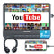 12" Full HD Screen Portable Car DVD Player Headrest Rechargeable Battery USB SD W/Headsets