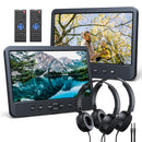 10.1" Dual Car DVD Players with HDMI Input, Headphones, Mounting Brackets