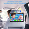 10.1 Inch Dual Car DVD Player Headrest Monitors with 2 Headphones and 2 Mounting Bracket