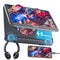 12" Full HD Screen Portable Car DVD Player Headrest Rechargeable Battery USB SD W/Headsets