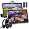 【Extra 10% OFF】NAVISKAUTO 10.1 Inch Dual Car DVD Player Headrest Monitors with 2 Headphones and 2 Mounting Bracket