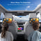 10.1" Dual Car DVD Players for Kids with HDMI Input 2 Headphones Mounting Bracket, Support Same/Different DVD Playing, Last Memory, Region Free, USB SD Card (2 Headrest DVD Players)
