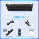 10.1'' Car Seat Headrest DVD Player Inhalation Headrest TV with HDMI Input and Mounting Bracket Support USB/SD Region Free Last Momory