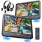 2×10.5" Portable DVD Player for Car with 5-Hour Rechargeable Battery (1 Player + 1 Monitor)