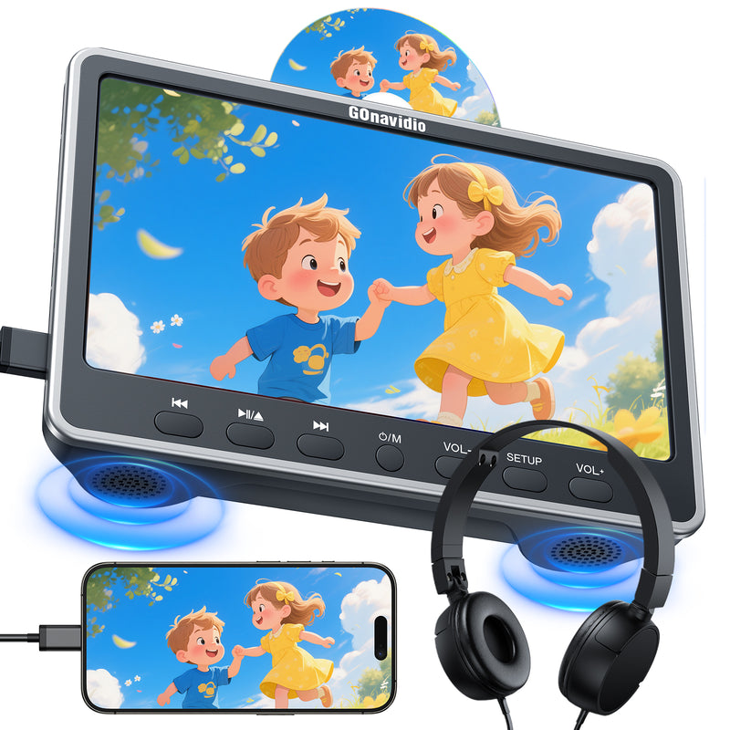 car headrest video player