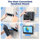 10.1" Dual Car DVD Players with HDMI Input, Headphones, Mounting Brackets