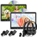 Car headrest DVD player