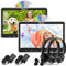 Car headrest DVD player