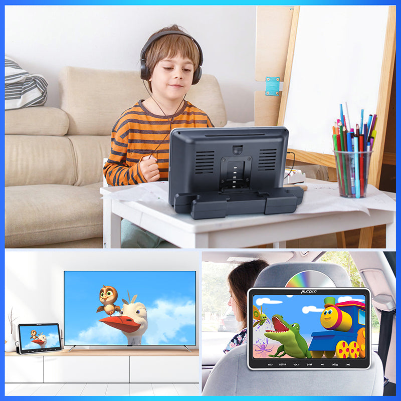  NAVISKAUTO Suction-Type Car Headrest DVD Player 