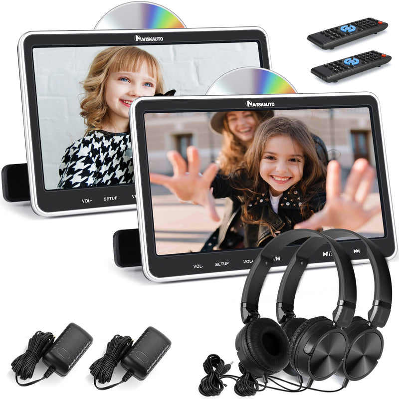  NAVISKAUTO Suction-Type Car Headrest DVD Player 