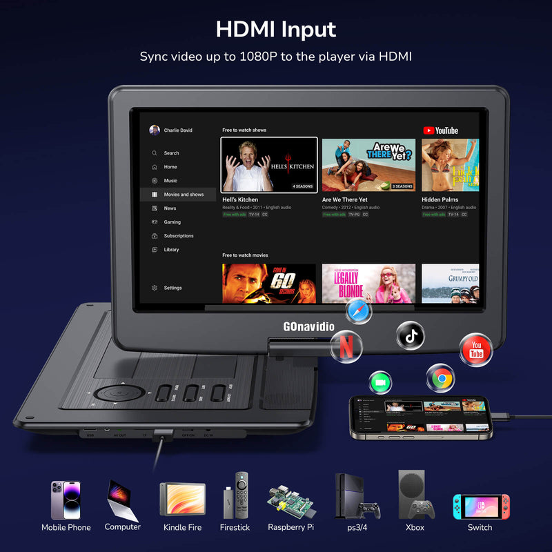 portable video player
