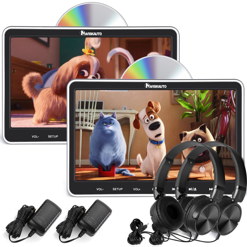  NAVISKAUTO Headrest DVD Player 