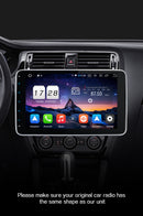 Pumpkin 10.1"Android 11 Double Din Touch Screen Car Stereo with Camera, Support Android Auto Carplay DAB