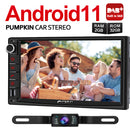 Pumpkin Radio Cheaper Android 11 Car Radio Sat Nav 2 Din Touch Screen Car Stereo with Reverse Camera
